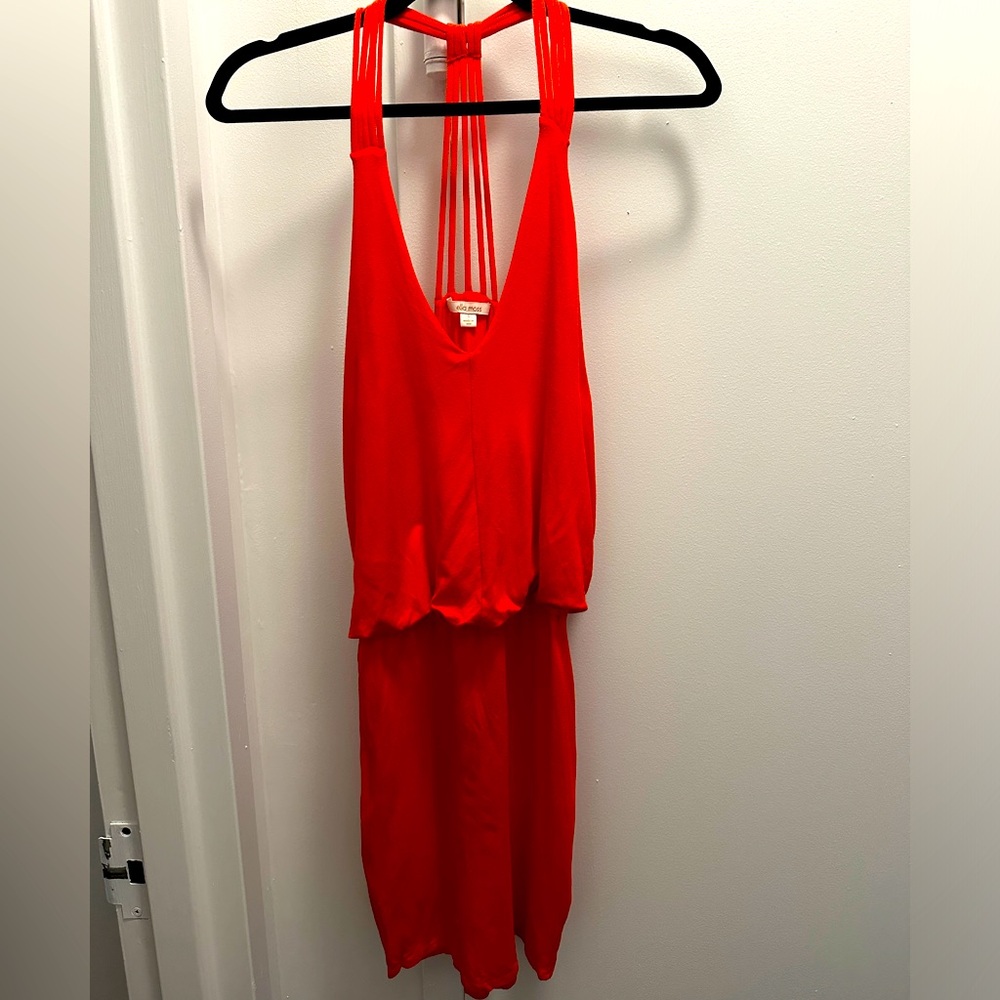Ella Moss Red Mini Dress-Size S